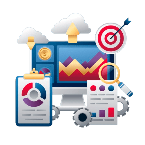Marketing Solutions Illustration